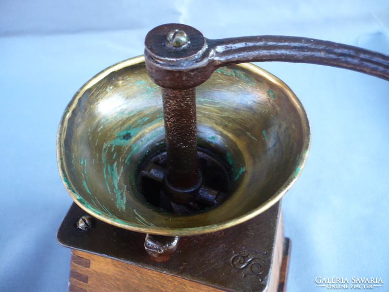 Old marked copper funnel 