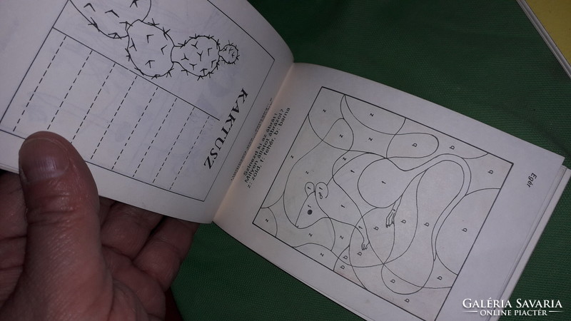 1986. Puzzle i.Q. Brain teaser 1.-2.-3. 4.-6.Kultusz children's pocket book in one, according to the pictures