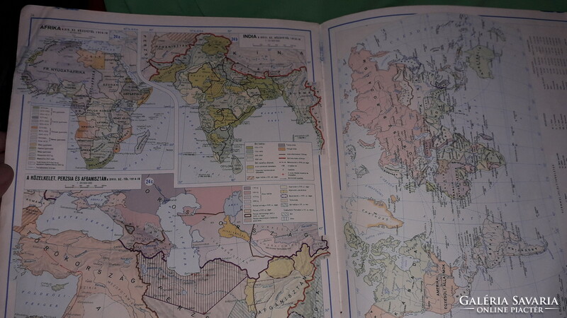 1959. Kartografia - historical atlas school map according to the pictures