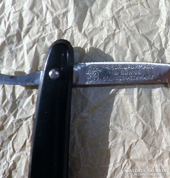 Old razor, Baurmann, Solingen, from a collection.