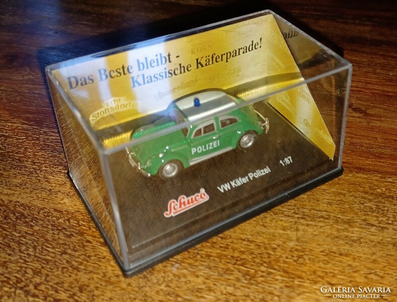 Schuco márkájú 1:87 VW Bogár modell H0