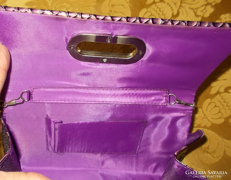 Purple casual bag.