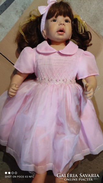 Monika levenig collector's doll marked original large size 70 cm