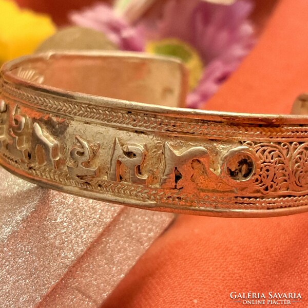 Silver-plated craftsman bracelet 1 cm