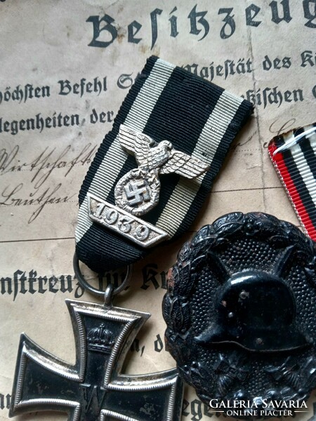 Iron Cross, 1914+bequest of a soldier who continued to serve