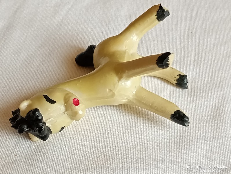 Gumi játék kicsi lovacska csikó biserka zagreb retro 5x7,5x4cm