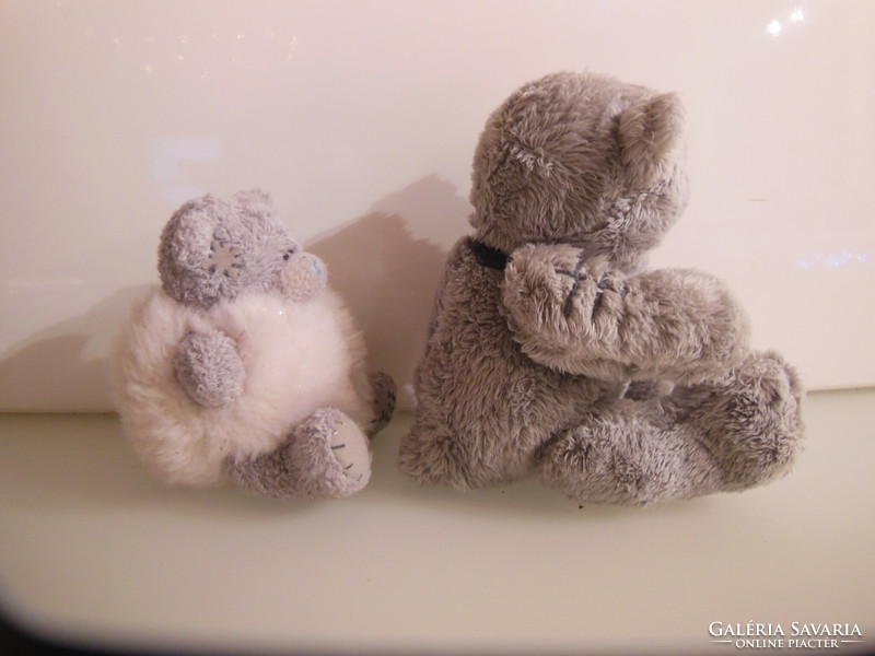 Teddy bear - 2 pieces !!! - Me to you - 11 x 9 cm - 8 x 7 cm - plush - from collection - exclusive - flawless