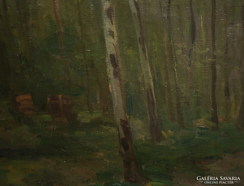 Anton denzel (1888-1962): forest road