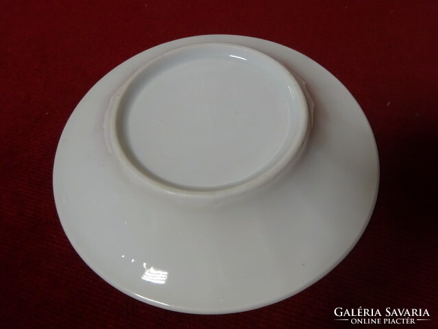 White porcelain tea cup coaster, diameter 14 cm. Jokai.
