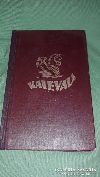 1940. Béla Vikár: Kalevala iii. Finnish folk heroic epic book according to the pictures lafontaine