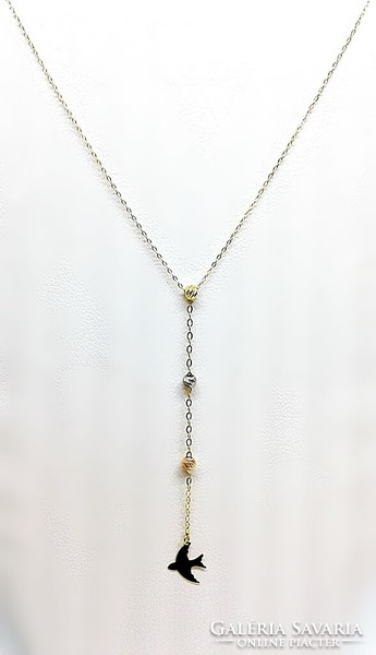 Tricolor gold y-chain (zal-au114060)