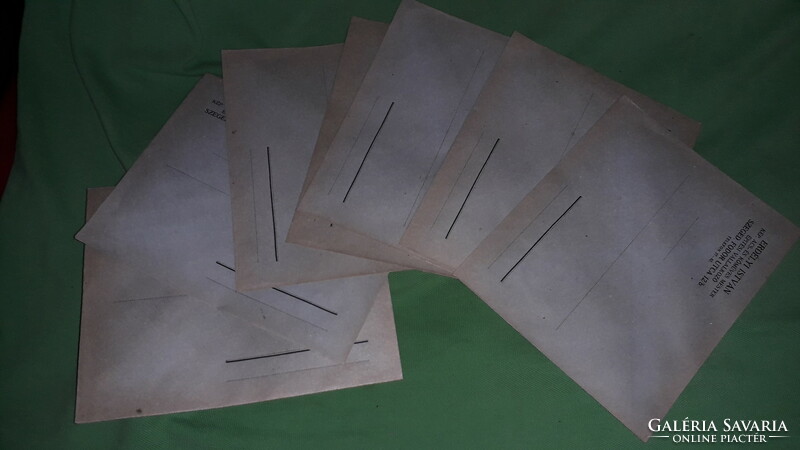 Antik cc. 1920 céges levélborítékok ERDÉLYI ISTVÁN ács- kőműves mester 7 darab a képek szerint