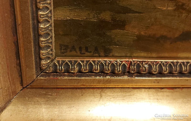 Balla Béla nagybányai antik festménye!