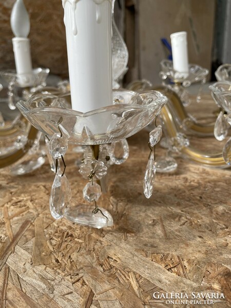 Beautiful glass chandelier