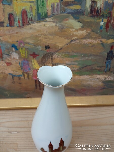 Aquincum porcelán váza-Szeged