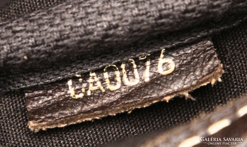 Louis vuitton mini lin saumur xl ebony (original) women's shoulder bag