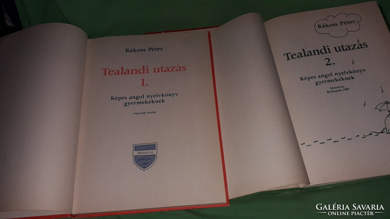 1984. Péter Rákoss: trip to Tealand. I-ii. Capable English language book for children minerva according to pictures