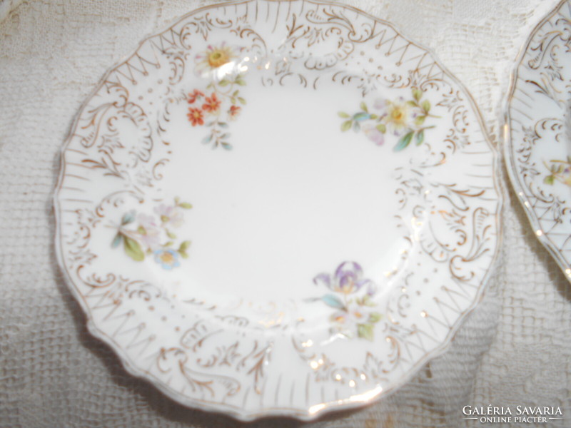 6 db PL S Geschütz  porcelán süteményes tányér 15 cm