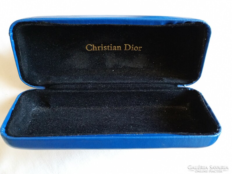 Napszemüveg szemüveg üres kemény tok és törlőkendő Christian Dior 16x6,5x4,5cm