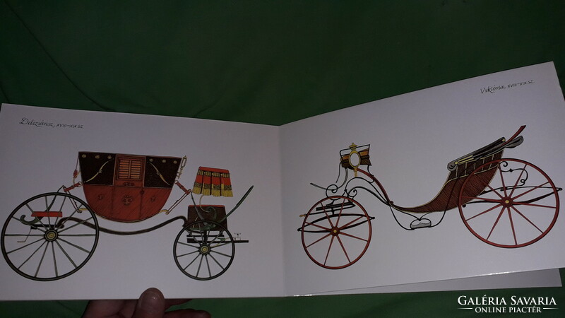 1982. Magda Sulyok - Tamás Mandel: old-fashioned carriages picture book according to the pictures móra