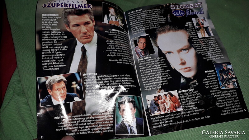 1999. Hbo tv forecast program booklet picture brochure according to the pictures