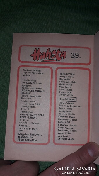 1990. Pajtás - hahata 39. Number humorous cult children's pocket book according to the pictures