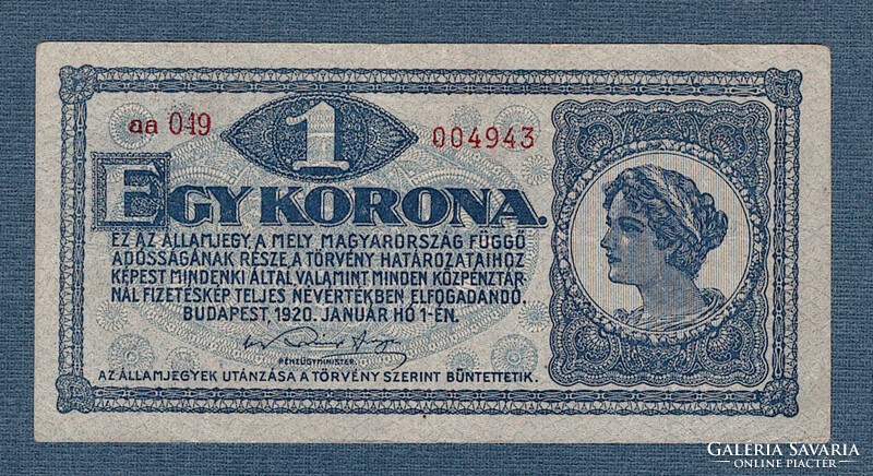 1 Korona 1920