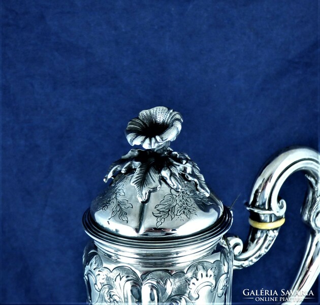 Beautiful antique silver spout, Paris, CA. 1880 !!!