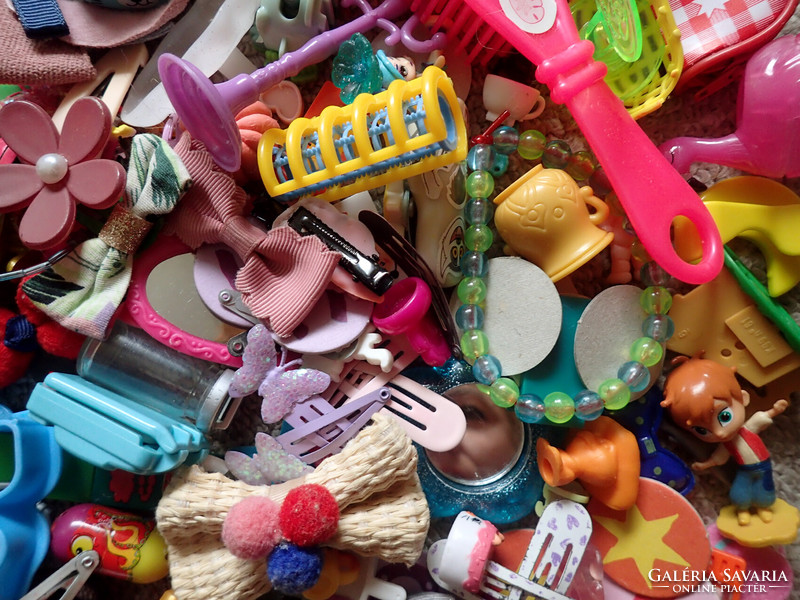 Polly Pocket vegyes játék babaház kellék kiegészítő csomag játékcsomag