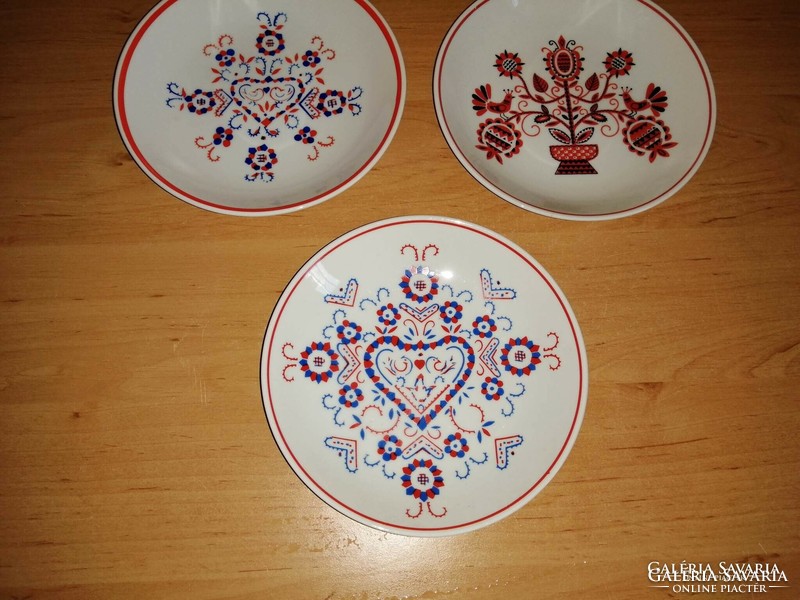 Raven House porcelain wall plate 3 pieces in one - 15 cm (n)