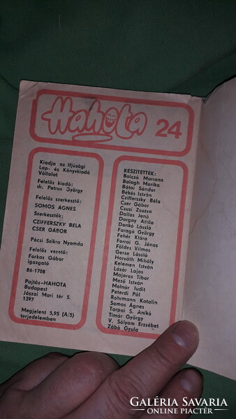 1986. PAJTÁS - HAHOTA 24.szám humoros kultusz gyermek zsebkönyv a képek szerint