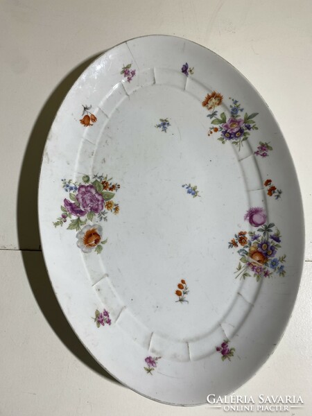 Art Nouveau Czechoslovak porcelain bowl, 40 x 30 cm. 4821
