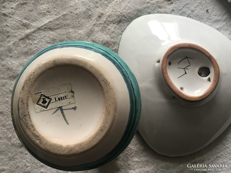 Gyorgyi Kerezsi ceramic vase offering 2 pcs.