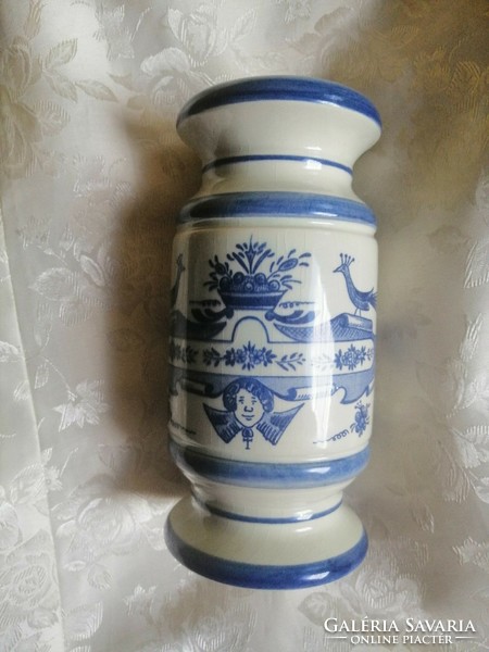 Delfts Antik kézzel festett váza