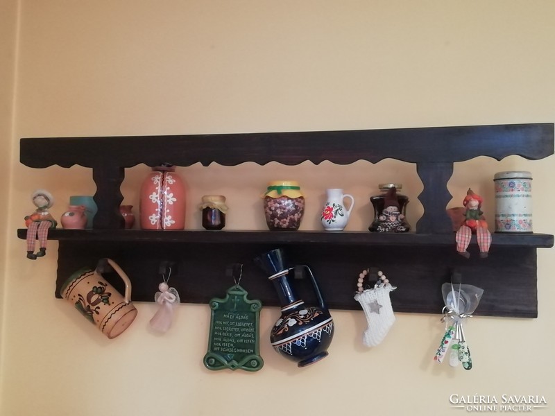 Old folk plate holder shelf