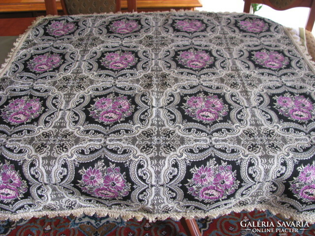 Brocade tablecloth