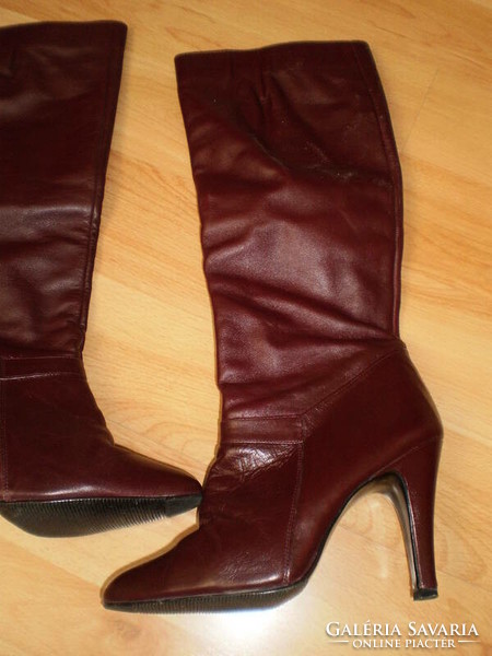 Leather boots --36