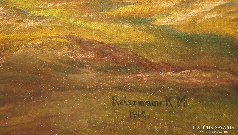 Reiszmann / Reissmann / Károly Miksa (1856-1917) : Aqua Marcia / Római vízvezeték romjai