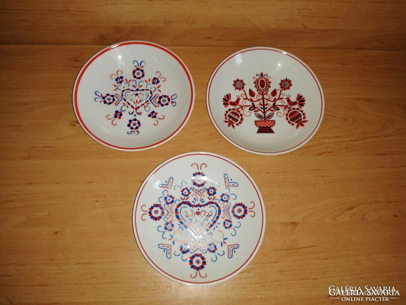Raven House porcelain wall plate 3 pieces in one - 15 cm (n)