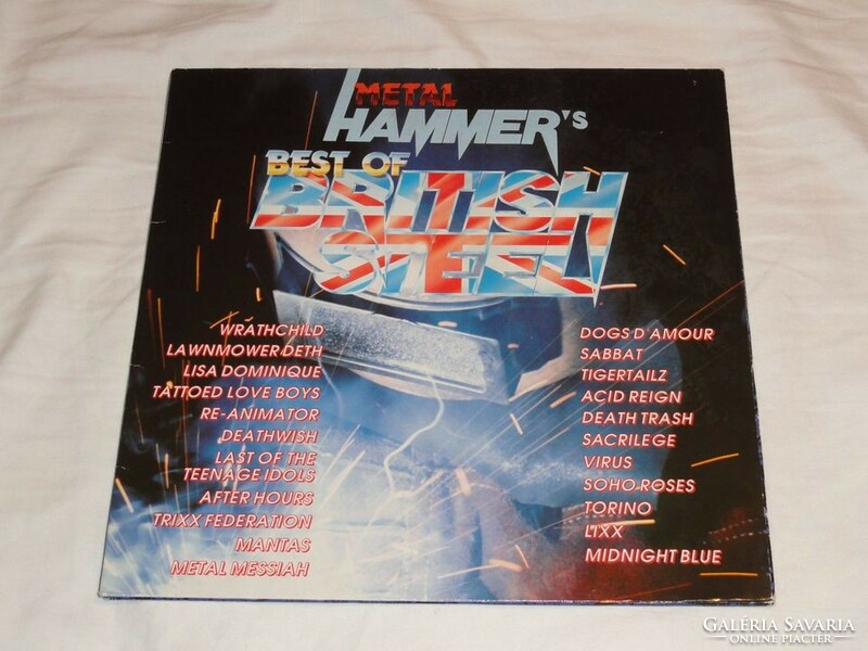 Metal hammer's best of british steel double 2lp audio record
