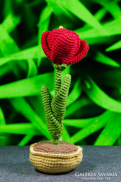 Tulip, crochet figure
