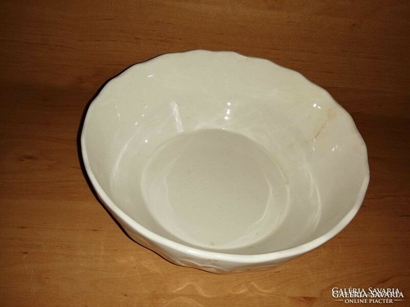 Old marked beaded granite bowl - diam. 23 cm (n)
