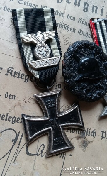 Iron Cross, 1914+bequest of a soldier who continued to serve