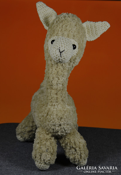 Alpaca crocheted amigurumi figure