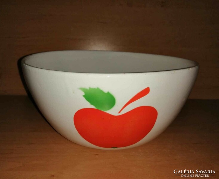 Old granite red apple bowl - 22.5 cm (asz)