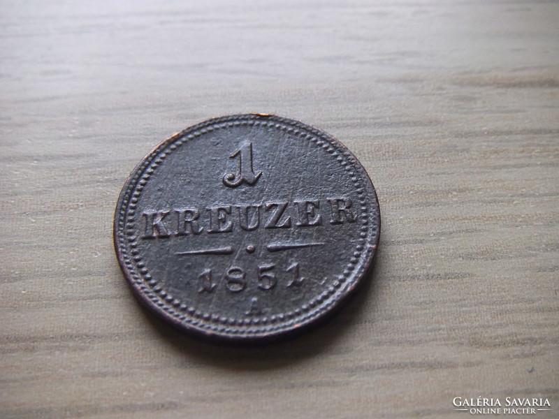 1 Krajcár ( a ) 1851 Austria