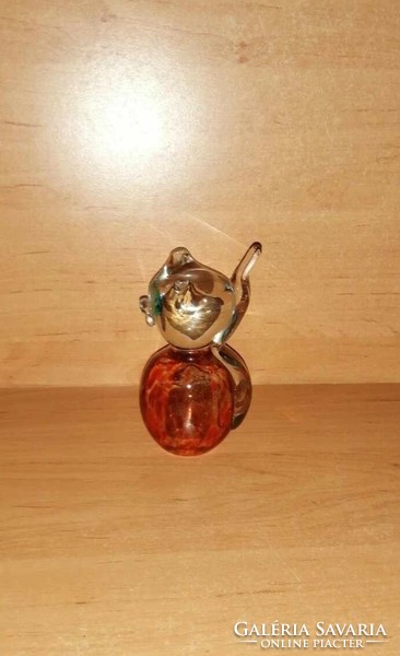 Murano glass cat - 12 cm high