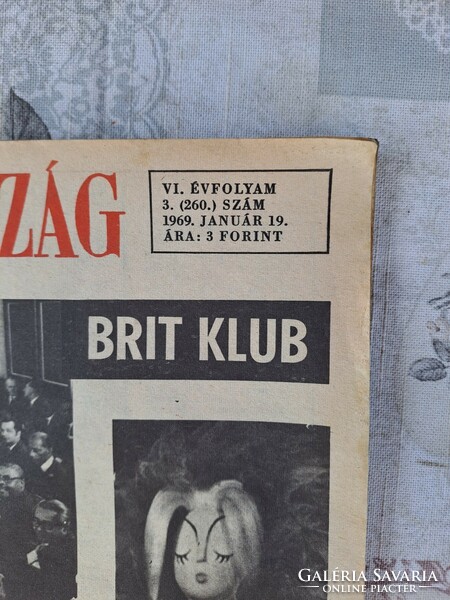 January 19, 1969. Hungary newspaper