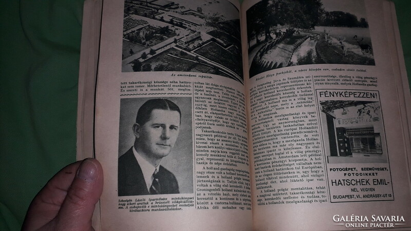 1936. A PESTI HÍRLAP ÉVES Nagynaptára KALENDÁRIUM évkönyv a képek szerint LÉGRÁDY TESTVÉREK