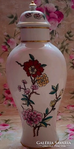 Gyönyörű ritka hollóházi váza